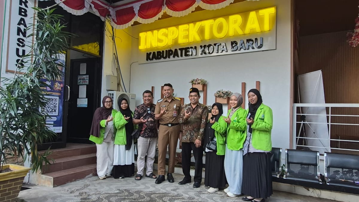 Tim PMB UNUKASE Silaturahmi ke Kepala Inspektorat Kabupaten Kotabaru
