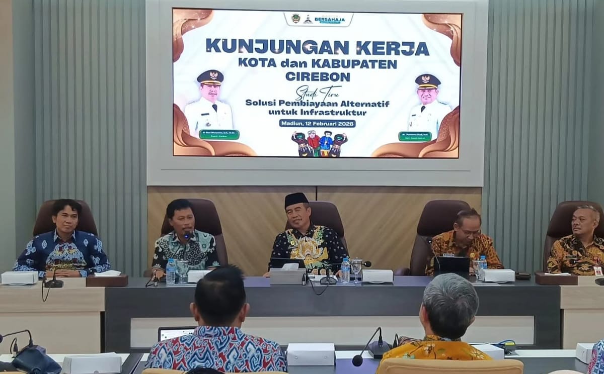 Pemkot dan Pemkab Cirebon Lakukan Studi Tiru KPBU APJ ke Kabupaten Madiun