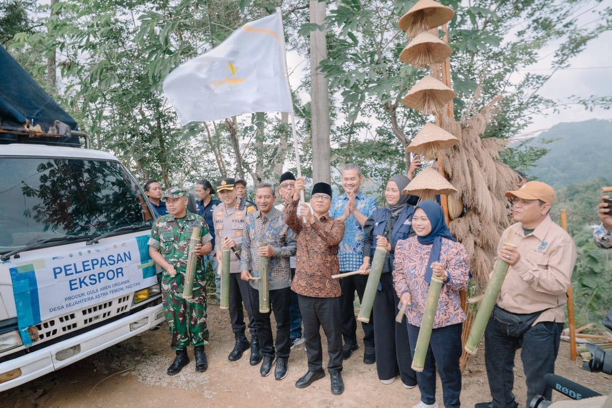 Desa Sejahtera Astra Temon Pacitan Ekspor Gula Aren Organik ke Malaysia, Belanda, dan Australia