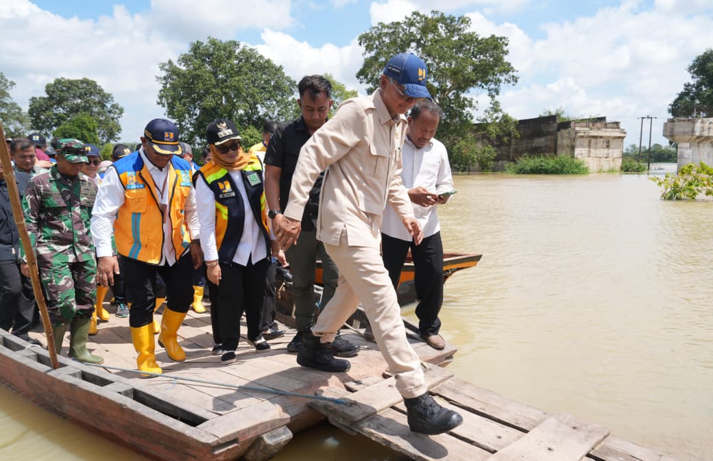 Menteri PU Instruksikan Jembatan Way Bungur Lampung Timur Jadi Prioritas Penanganan nya