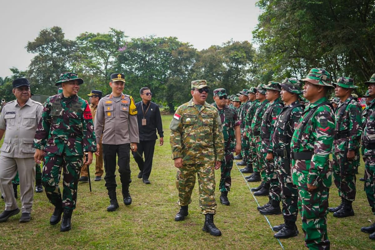 Bupati Kuantan Singingi H.Suhardiman Amby Tegaskan, TMMD Wujud Nyata Kolaborasi Pemda dan TNI