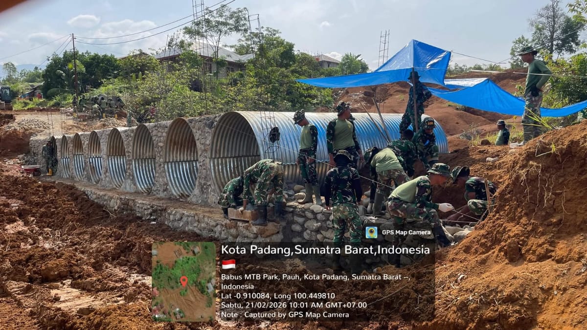 Tiga Jembatan Dibangun, Akses Usai Bencana di Padang Akan Semakin Mudah