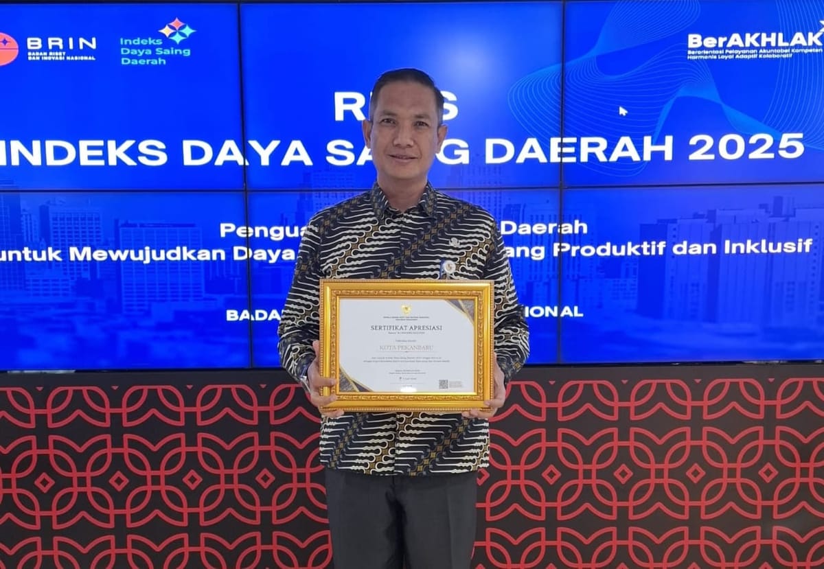 Lampaui Rata - rata Nasional, Skor IDSD Pemko Pekanbaru Tahun 2025 Tembus 4,24