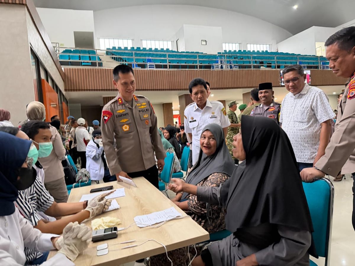 Bakti Kesehatan Polda Maluku. Sekda Apresiasi