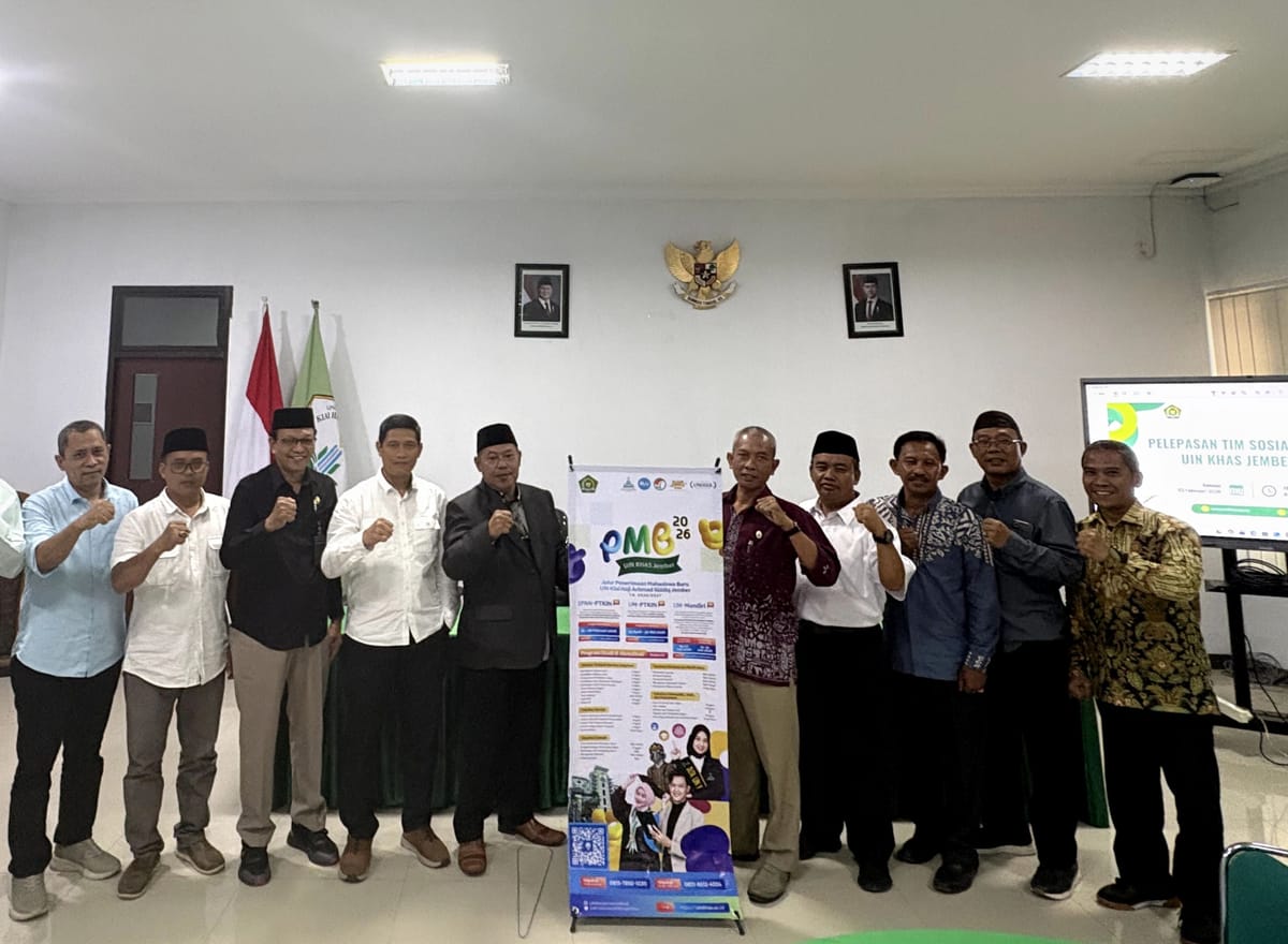 UIN KHAS Jember Lepas Tim Sosialisasi PMB 2026, Target 3.300 Mahasiswa Baru