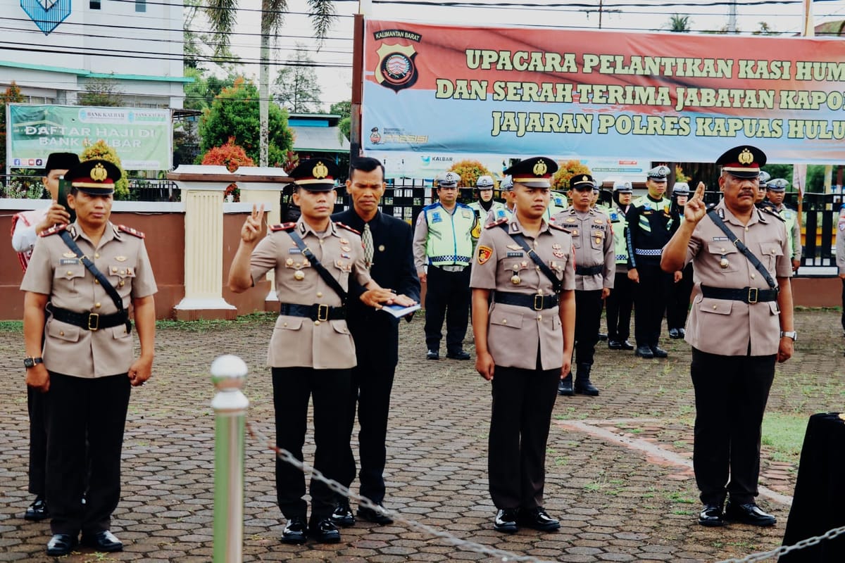 Kapolres Kapuas Hulu Lantik Pejabat Baru, Fokus Tingkatkan Kepercayaan Publik
