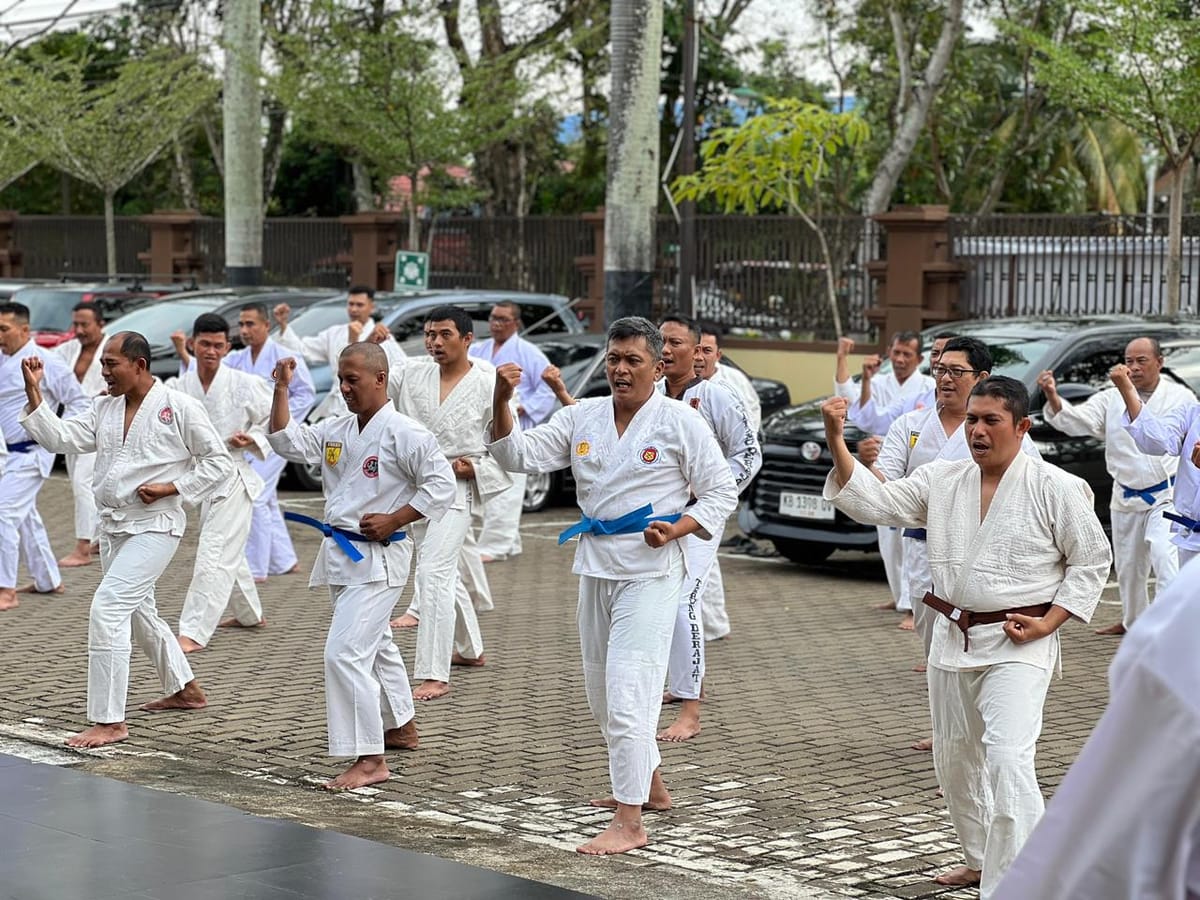 84 Personel Polresta Pontianak Ujian Bela Diri, Syarat Kenaikan Pangkat