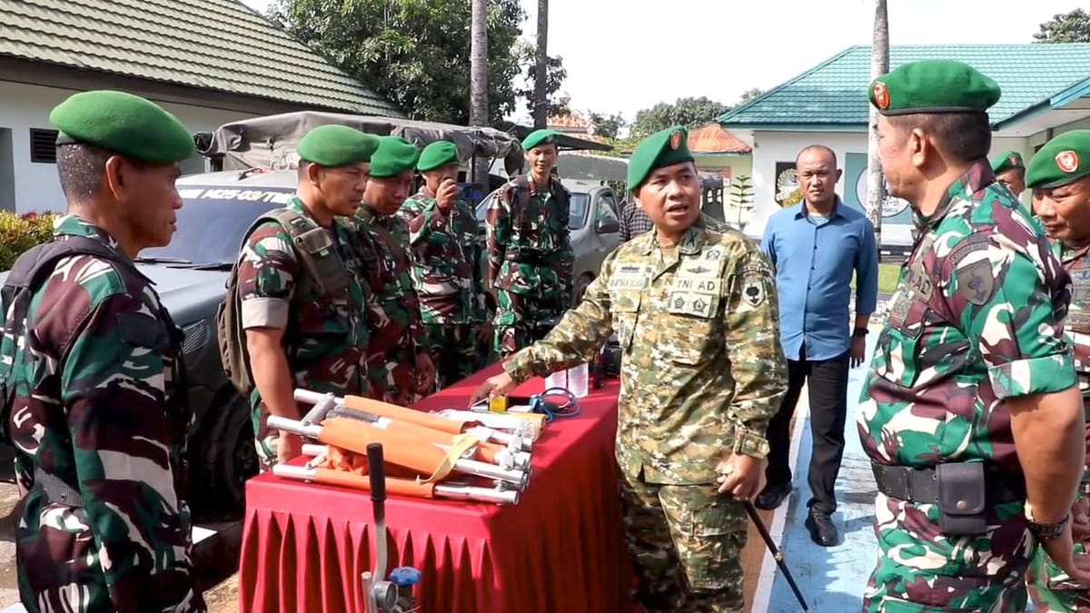 Pastikan Kesiapan Personil dan Alutista Dandim 1425/Jeneponto Pimpin Apel Siaga.