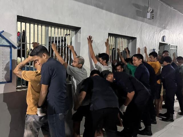 Tingkatkan Kewaspadaan Jelang Lebaran Lapas Palopo Gelar Razia Insidentil di Blok Hunian