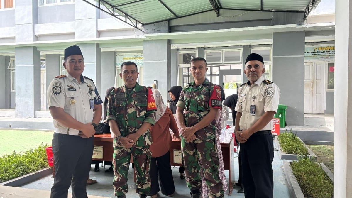 Perkuat Sinergi, Prajurit Kodim 1425/Jeneponto, Bantu Pengamanan di Rutan Kelas IIB Jeneponto