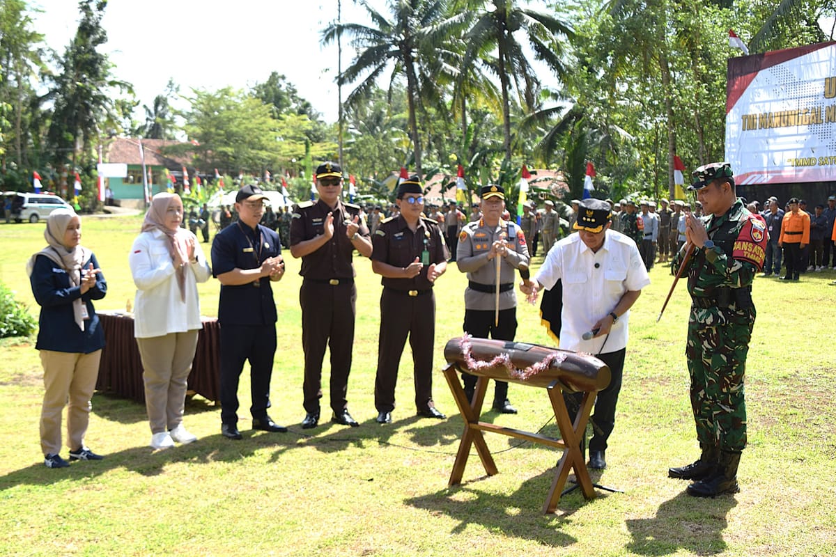 TMMD Sengkuyung Desa Sawangan Wetan Bantu Akses Pertanian Warg
