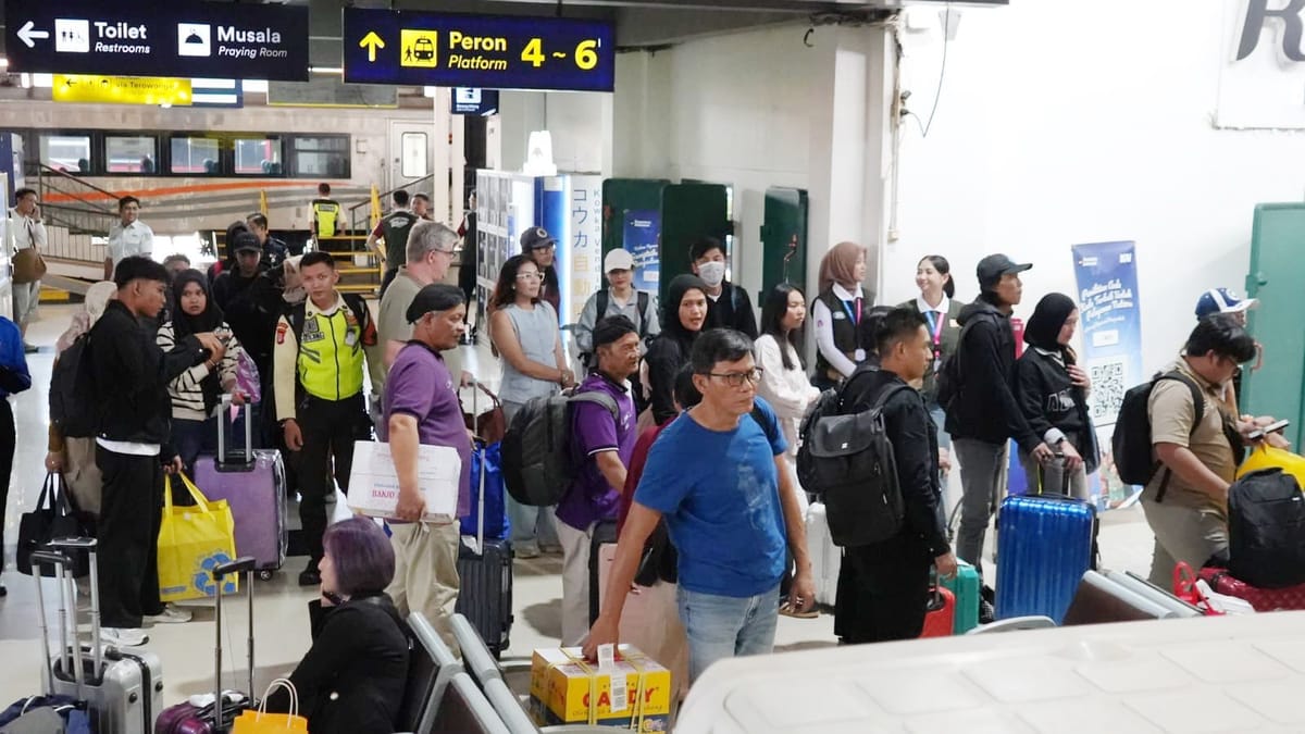 Arus Balik H+2 Lebaran, Penumpang KA di Daop 6 Yogyakarta Capai 63 Ribu