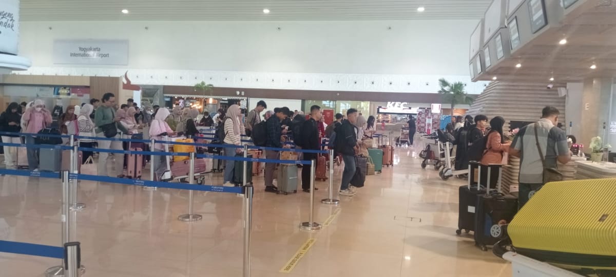 Arus Balik di Bandara YIA Meningkat