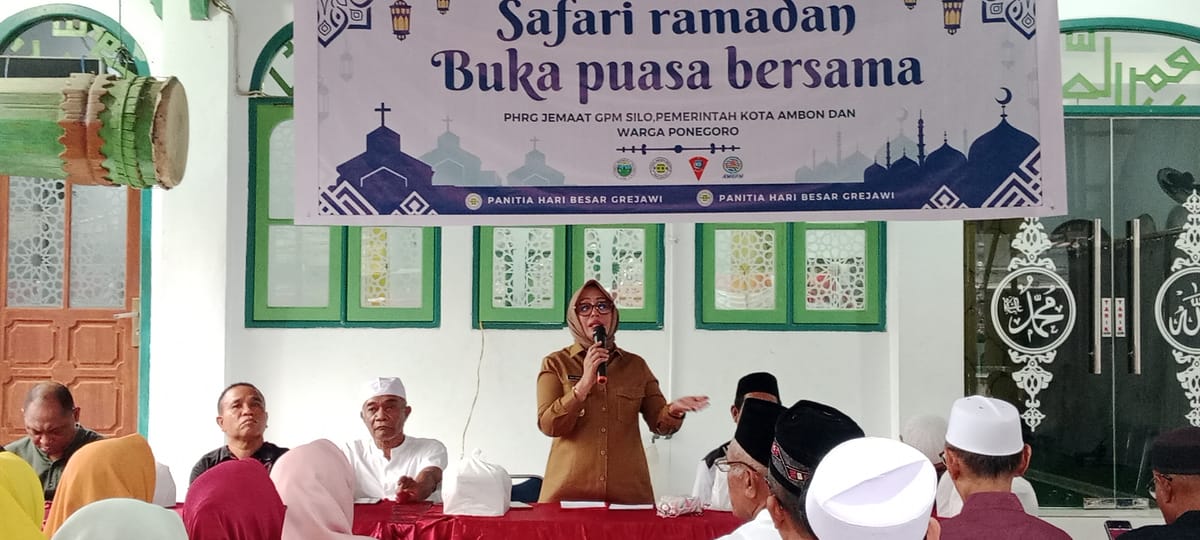 Buka Puasa Lintas Iman di Ambon, Wawali Ajak Warga Lawan Hoaks dan Jaga Persaudaraan
