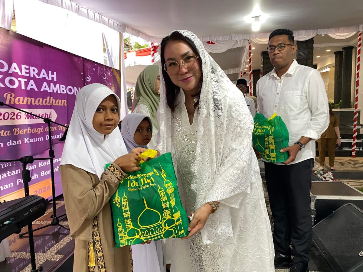 Ramadan di Kota Ambon, PKK Santuni Anak Yatim dan Dhuafa Ambon