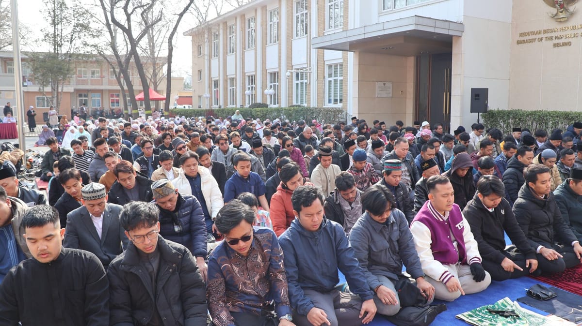 Idul Fitri di Beijing, Dubes RI Tekankan Solidaritas dan Kepedulian terhadap Tanah Air