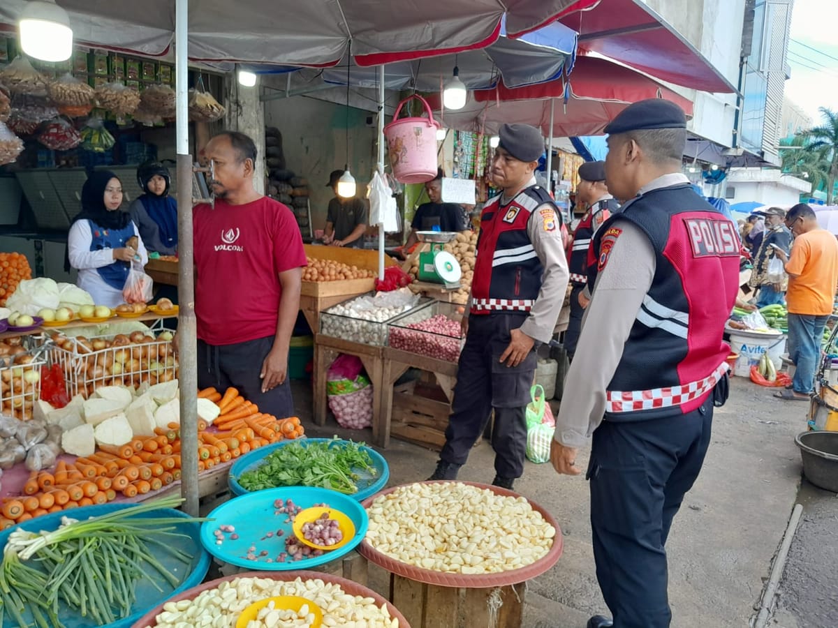 Polisi Intensifkan Patroli Pasca Lebaran, Antisipasi Kriminalitas di Pusat Keramaian Ambon
