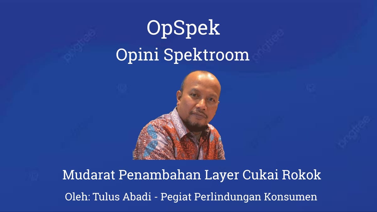 Mudarat Penambahan Layer Cukai Rokok