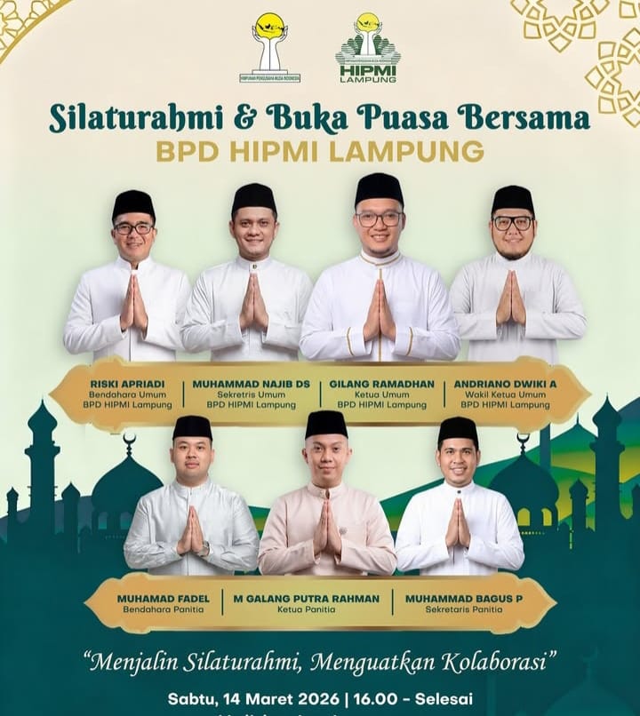 Buka Bersama DPD HIPMI Provinsi Lampung, Jalin Silaturahmi Kuatkan Kolaborasi