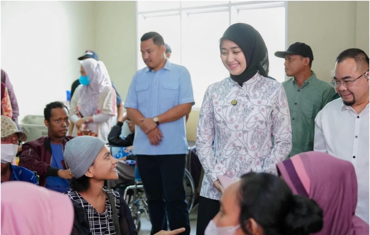 Tebar Kebaikan Dibulan Ramadhan, YKI Lampung Jenguk Pasien Kanker