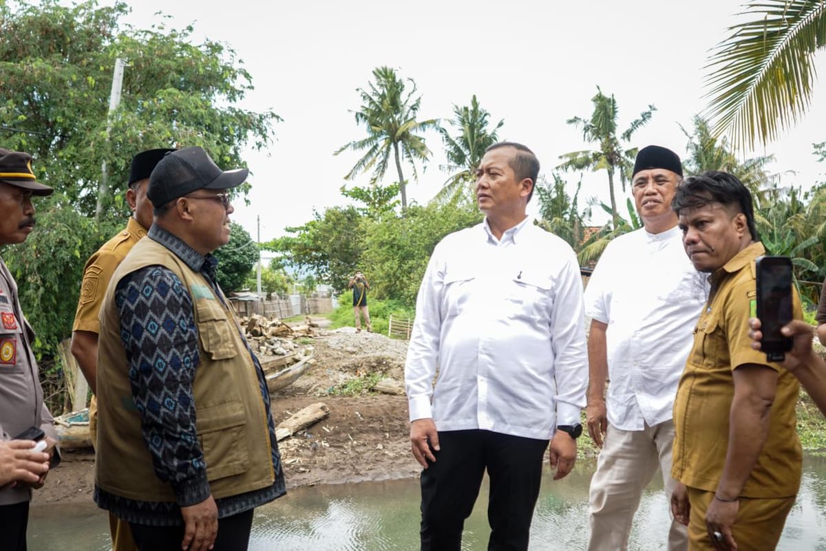 Gubernur NTB Tinjau Banjir Nggembe, Dorong Solusi Permanen