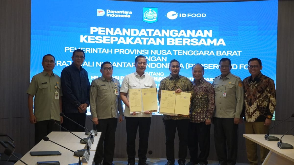 Pemprov NTB–ID FOOD Teken MoU Industri Ayam Terintegrasi Rp1,2 Triliun di Sumbawa