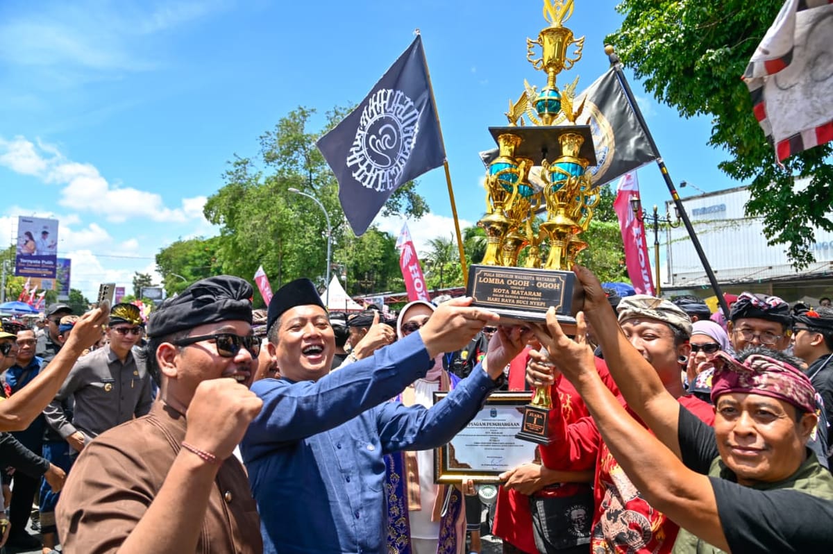 Potret Indah Toleransi di NTB: Pawai Ogoh-Ogoh Digelar di Tengah Suasana Ramadhan