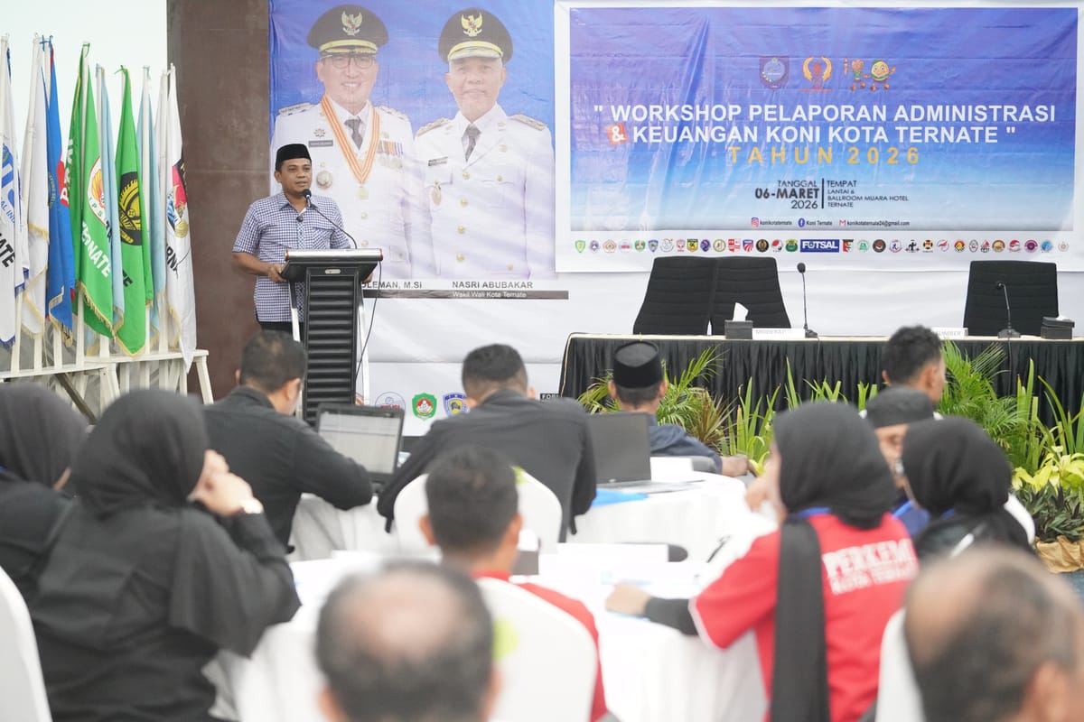 KONI Kota Ternate Gelar Workshop Pelaporan Administrasi dan Keuangan Bagi Cabor