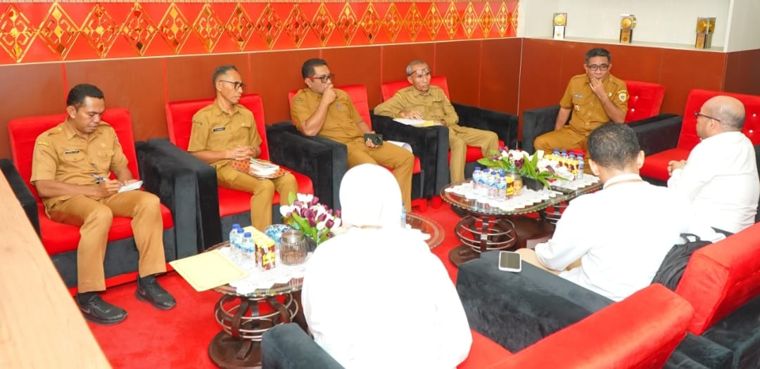 Kunjungan ke Tidore, Kepala BPOM Maluku Utara Diterima Wakil Walikota