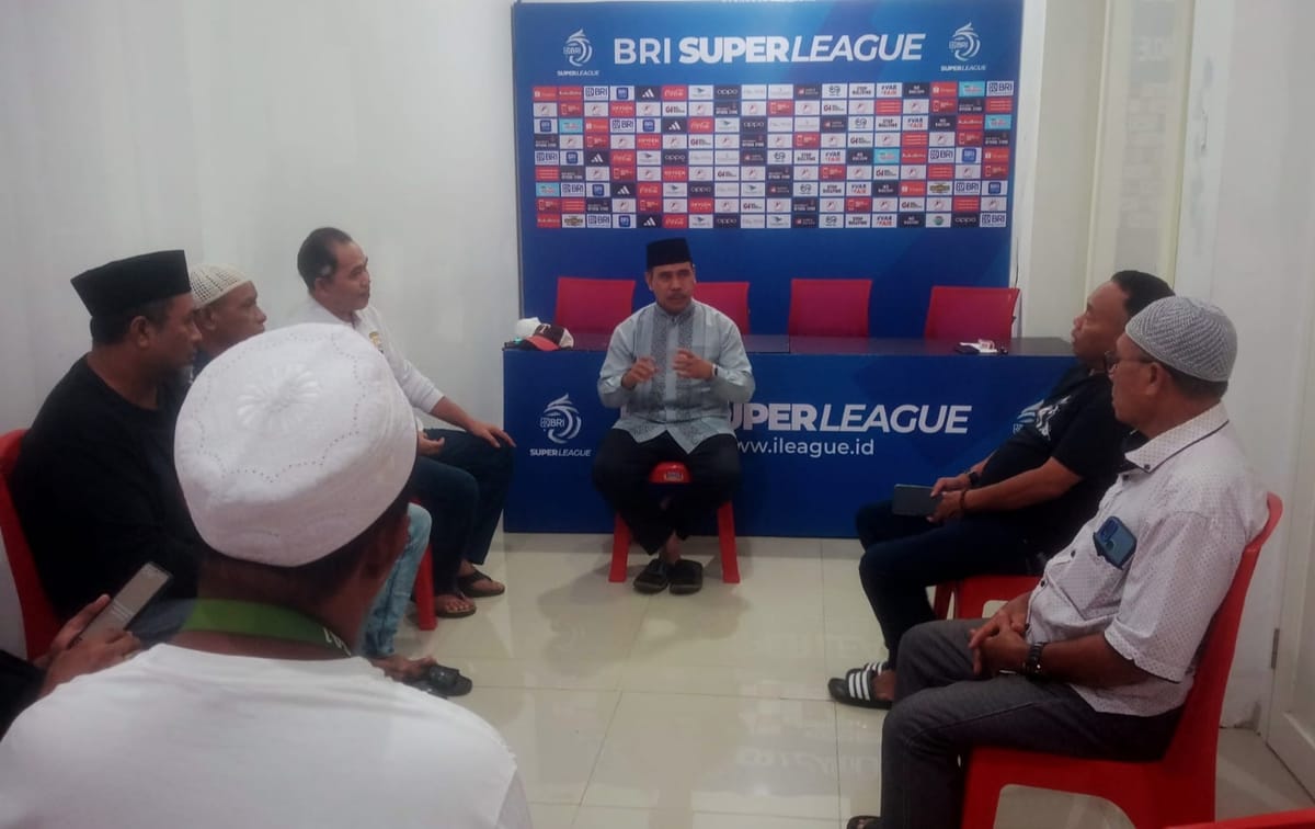 Matangkan Persiapan Sholat Idulfitri 1447 H, PHBI Lakukan Pertemuan Dengan Manajemen Malut United