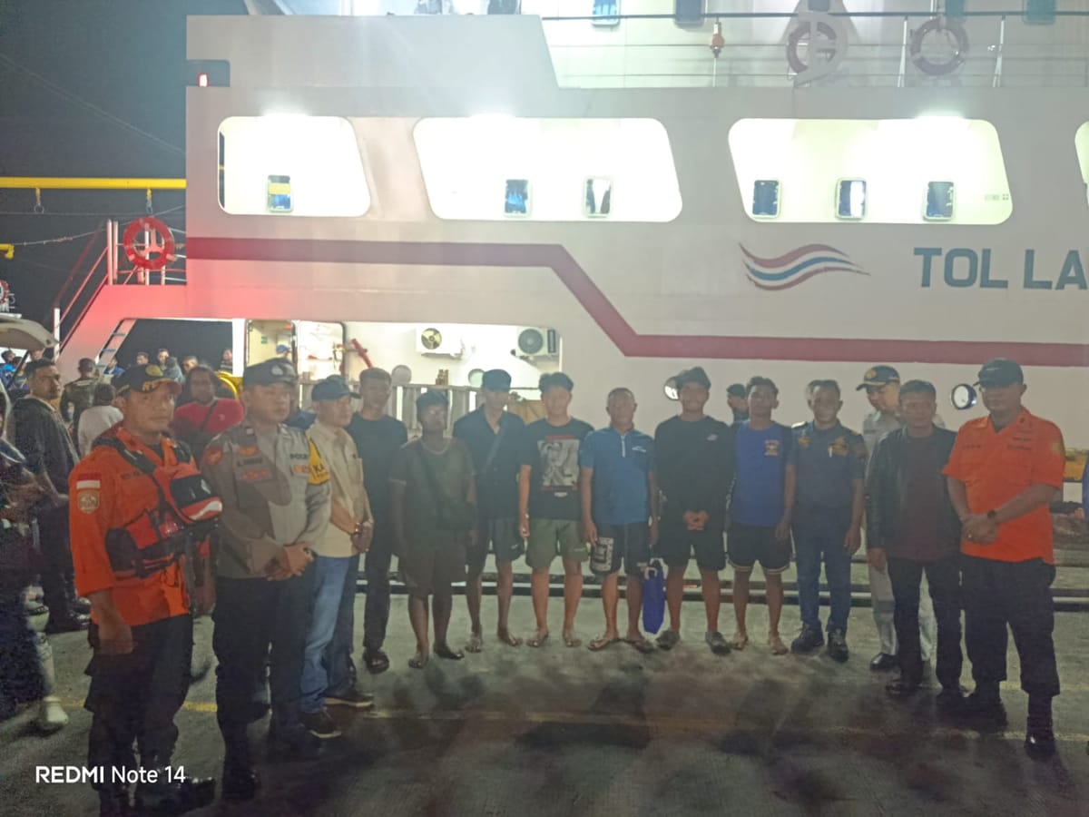 Seluruh KRU KM. Garda Nusantara 17 Mati Mesin Telah Dievakuasi Dalam Keadaan Selamat