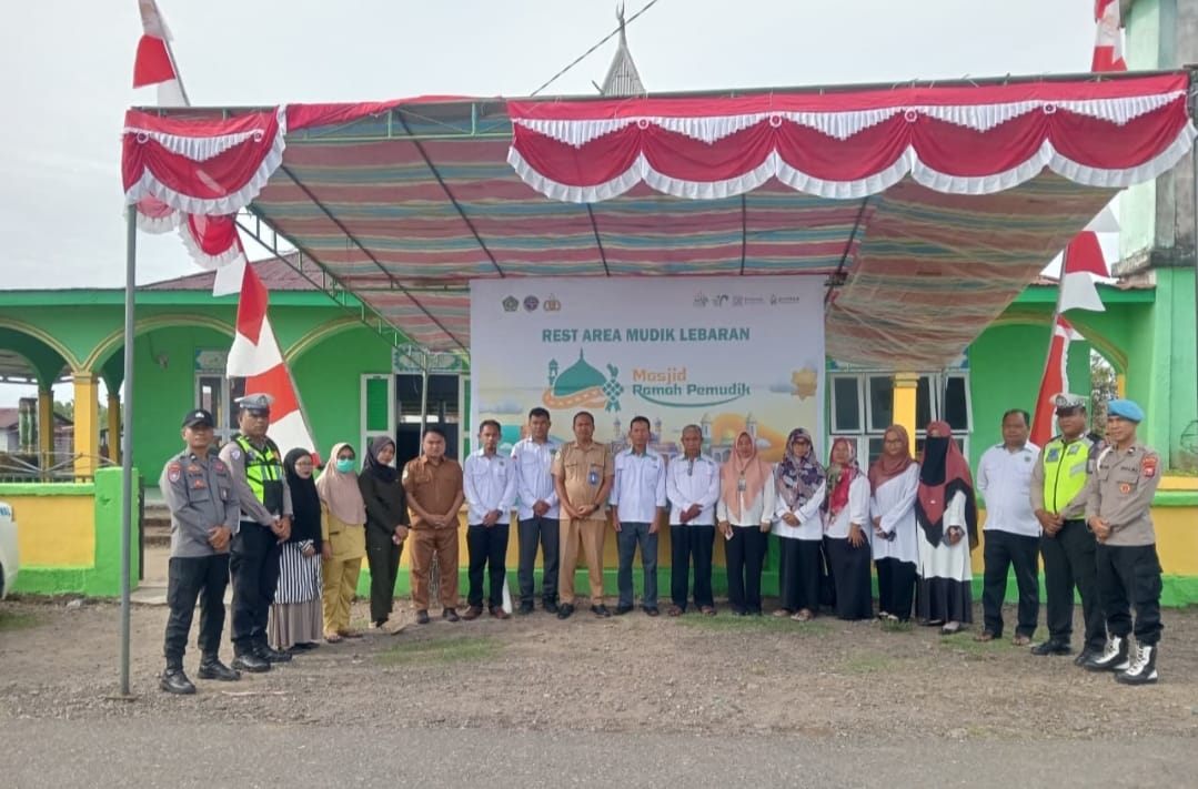 Launching Rest Area Mudik Lebaran 2026 di Masjid At-Taqwa Sidangoli Dehe Jailolo Selatan