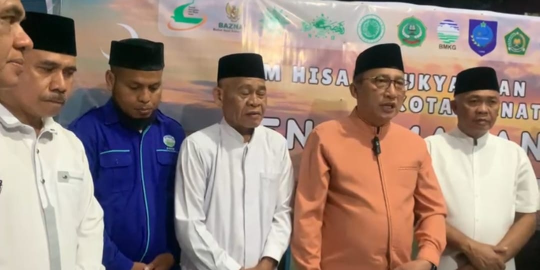 Di Ternate Hilal Tidak Terlihat Akibat Awan Tebal, Tunggu Penetapan Sidang Isbat