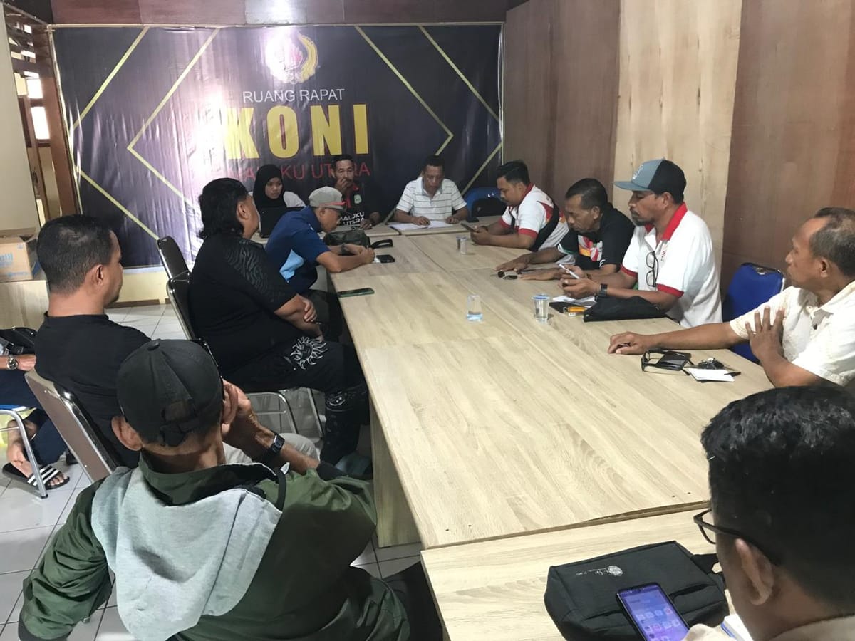 Persiapan Porprov V Maluku Utara Terus Dilakukan Panitia Besar Dengan Cabor