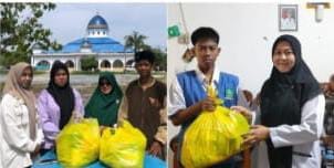 Yayasan Jami An-Nur Bergerak Cepat, Bantu Siswa Korban Kebakaran Mendawai