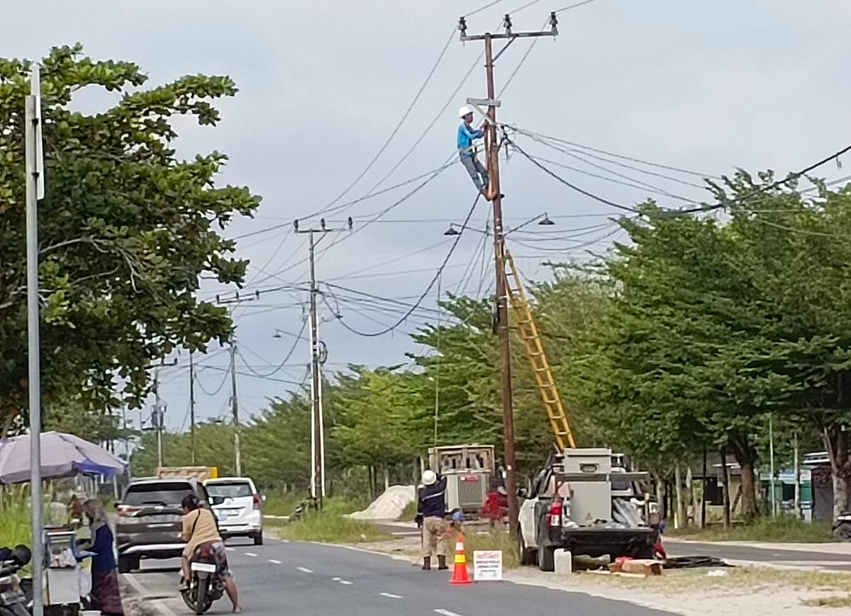 Lampu Jalan G. Obos Ujung Kembali Menyala, Risiko Kecelakaan Ditekan