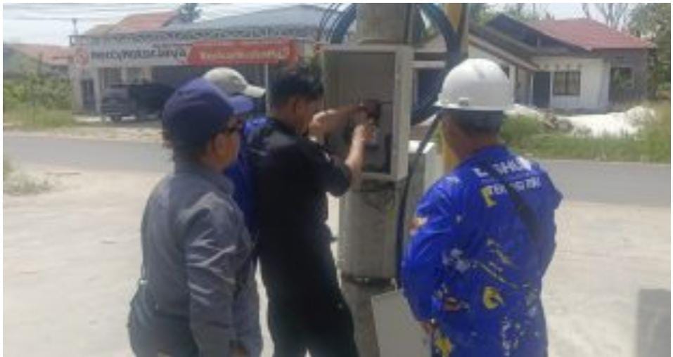 Dishub Palangka Raya Cek Rutin PJU, Titik-titik Gelap Disisir