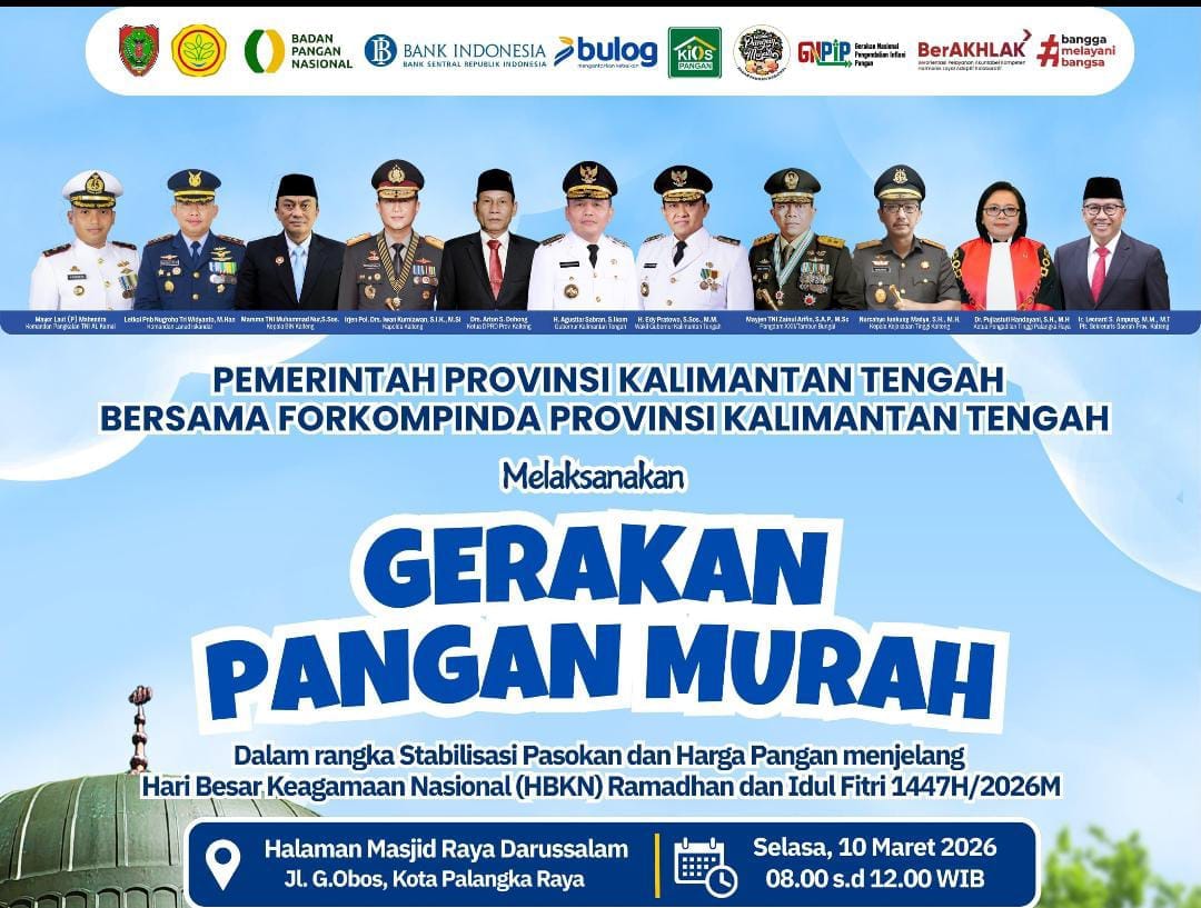 Pasar Murah Pemprov Kalteng Diserbu Warga, Paket Sembako Rp10 Ribu Ludes Diburu