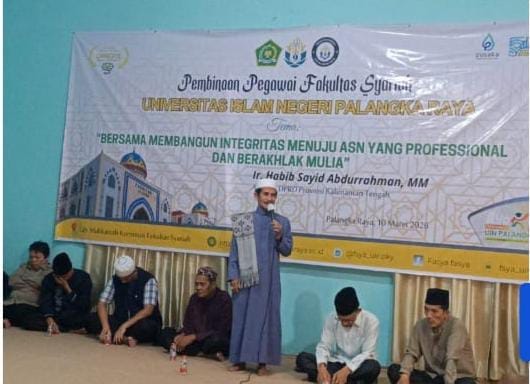 Pegawai Fakultas Syariah UIN Palangka Raya Didorong Perkuat Integritas dan Kendali Diri di Bulan Ramadhan