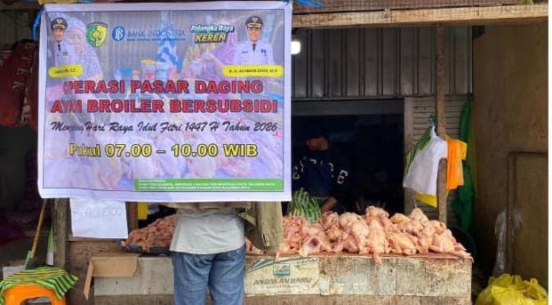 Harga Ayam Naik, Pemkot Palangka Raya Turun Tangan Lewat Subsidi Pasar Murah