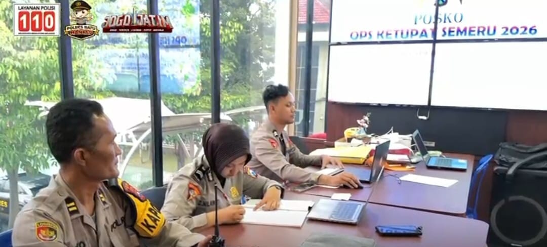 Siaga Total Jelang Lebaran! Posko Ketupat 2026 Kota Batu Kendalikan Lalu Lintas dari Balik Layar CCTV