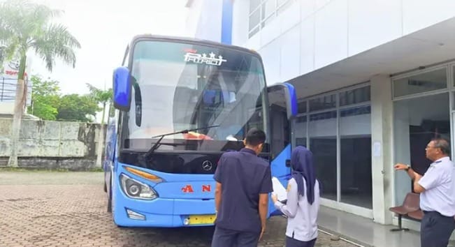 Arus Balik Meningkat di Padang, Ramp Check Bus Diperketat Demi Keselamatan Penumpang