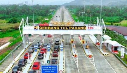 Trafik Arus Balik Jalan Tol Trans Sumatera Meningkat