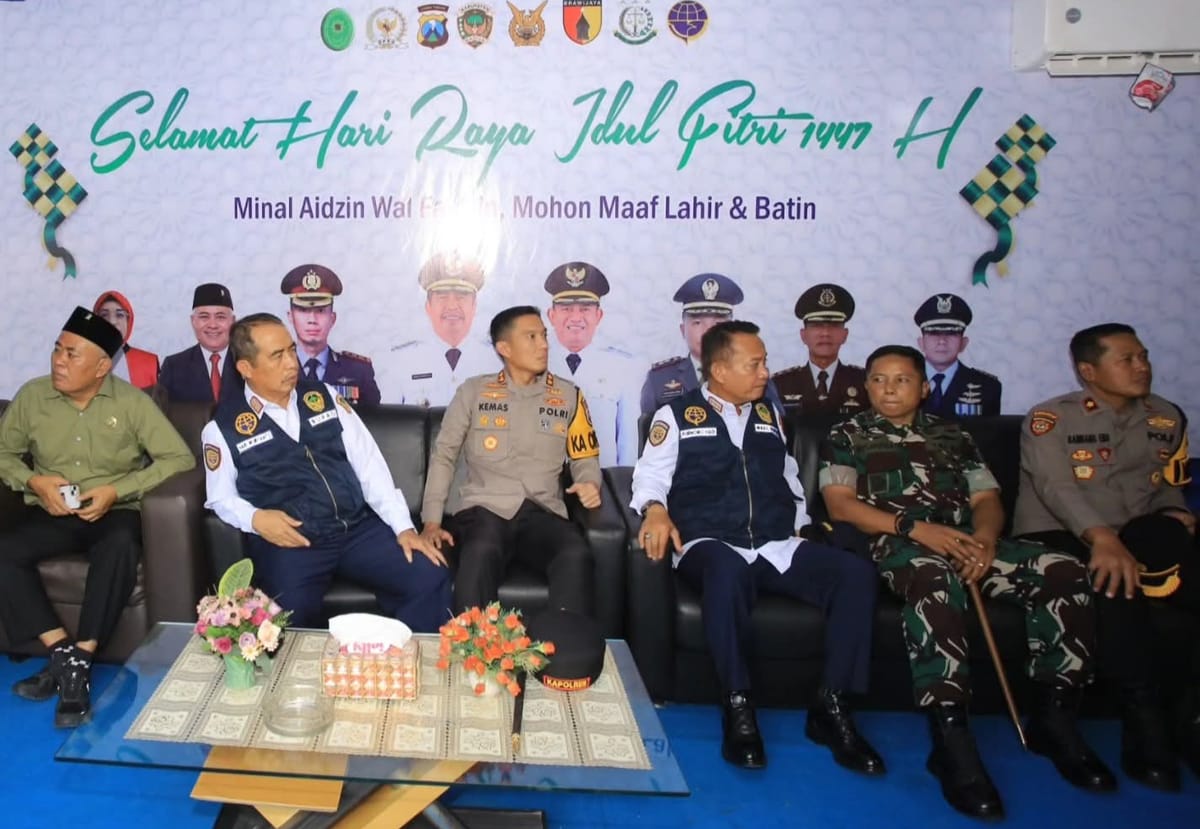 Bupati Madiun Kunjungi Pospam Lebaran 2026