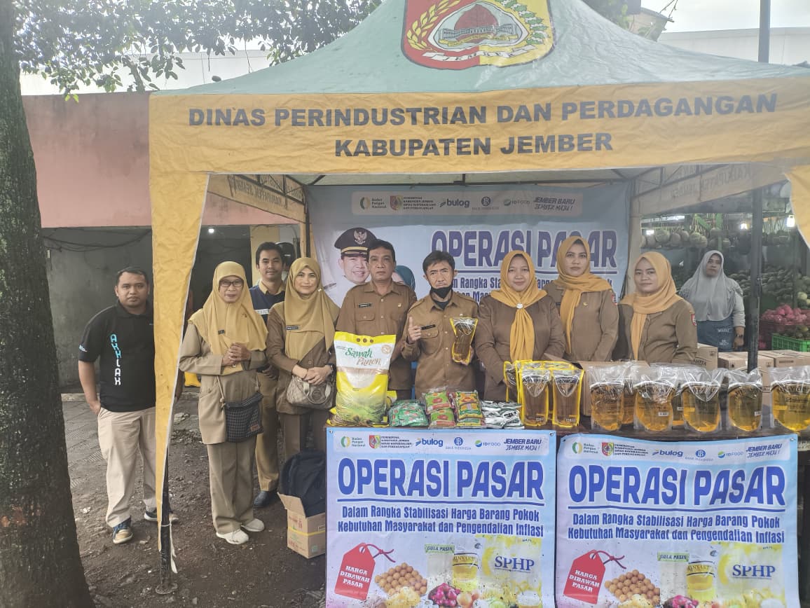 Tekan Laju Inflasi, Pemkab Jember Gelar Operasi Pasar
