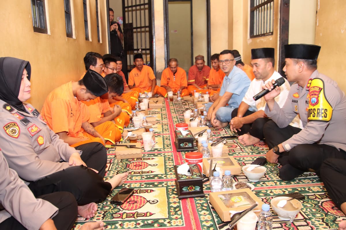 Kapolres Sumenep Buka Puasa Bersama Tahanan, Wujudkan Kepedulian dan Pendekatan