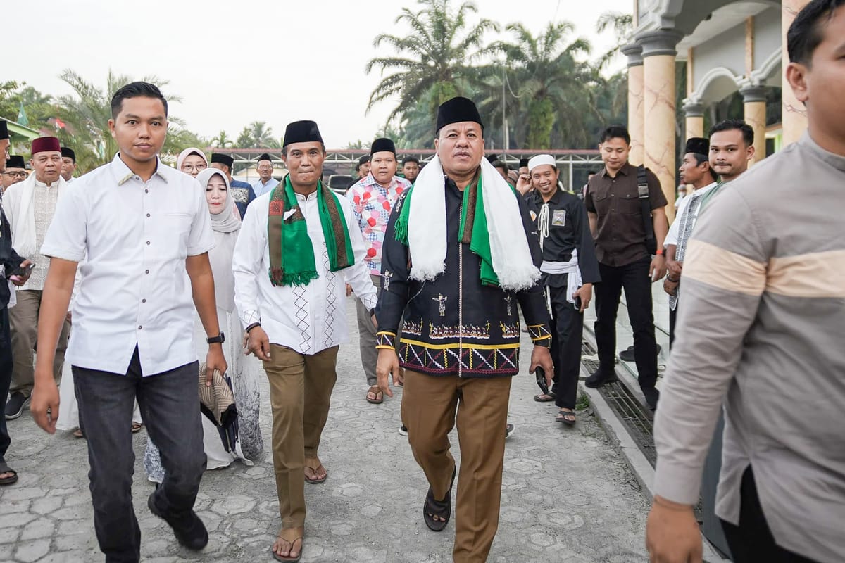 Safari Ramadhan Pemkab Kuansing di Desa Sukamaju, Bupati Tegaskan: Daerah Dengan Realisasi Pajak Tinggi Jadi Prioritas Dalam Pembangunan