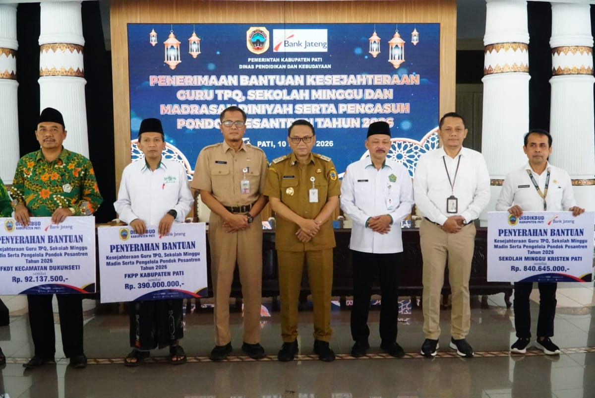 Pemkab Pati Salurkan Bantuan untuk Guru Keagamaan