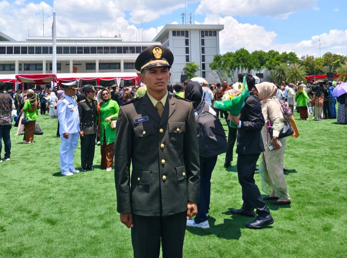 Gilang Ilhaza, Pegulat Andalan Sumbar dan Indonesia yang Kini Resmi Menjadi Perwira TNI AD