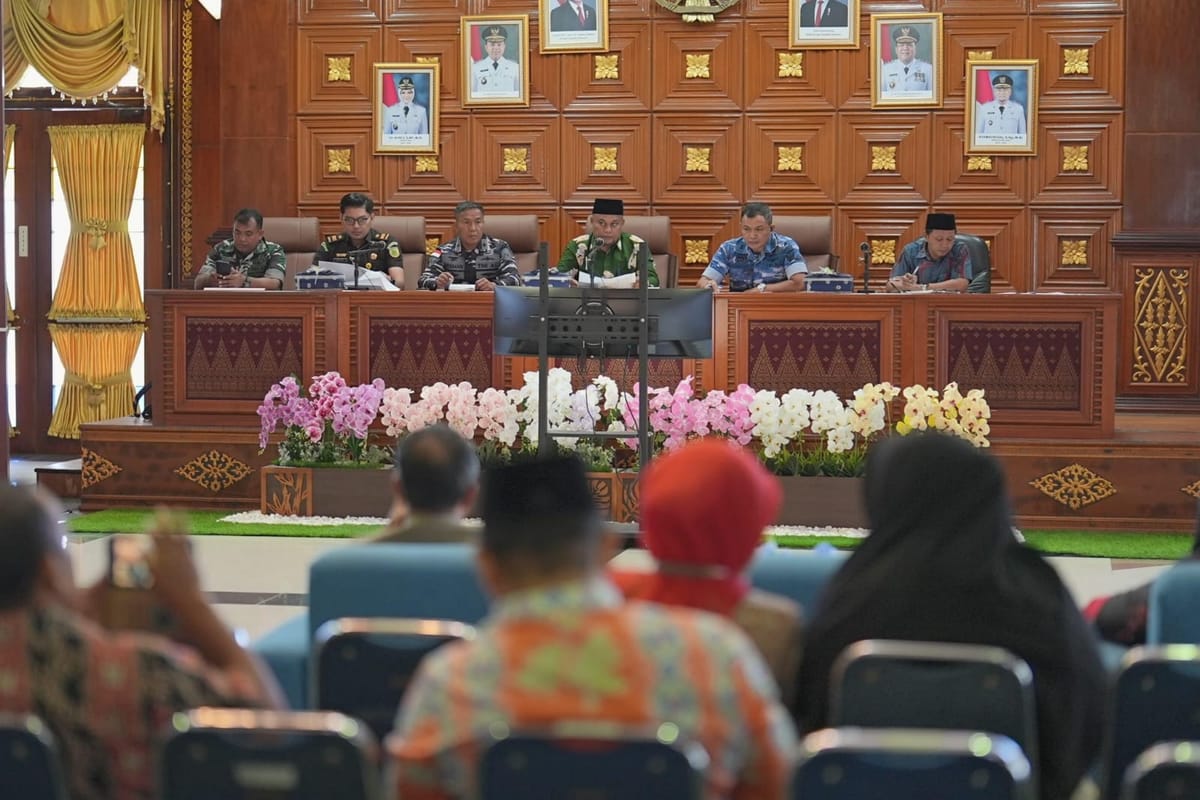 Pemkab Siak Bahas Kesiapan Lebaran dan Inflasi Jelang Lebaran